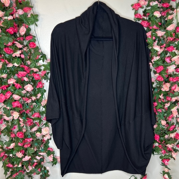 Zara Sweaters - Zara Knit Black Open Front Cardigan Womens Medium Casual Business